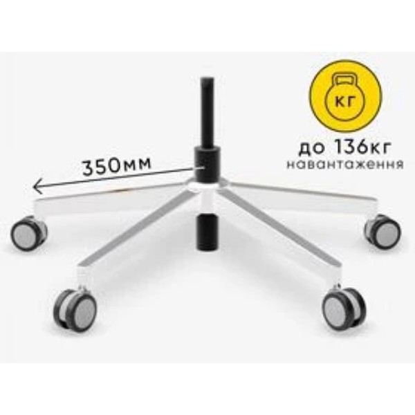 Фото - Крісло офісне Mealux Q1 Air Grey (HF Q-1 M/G)